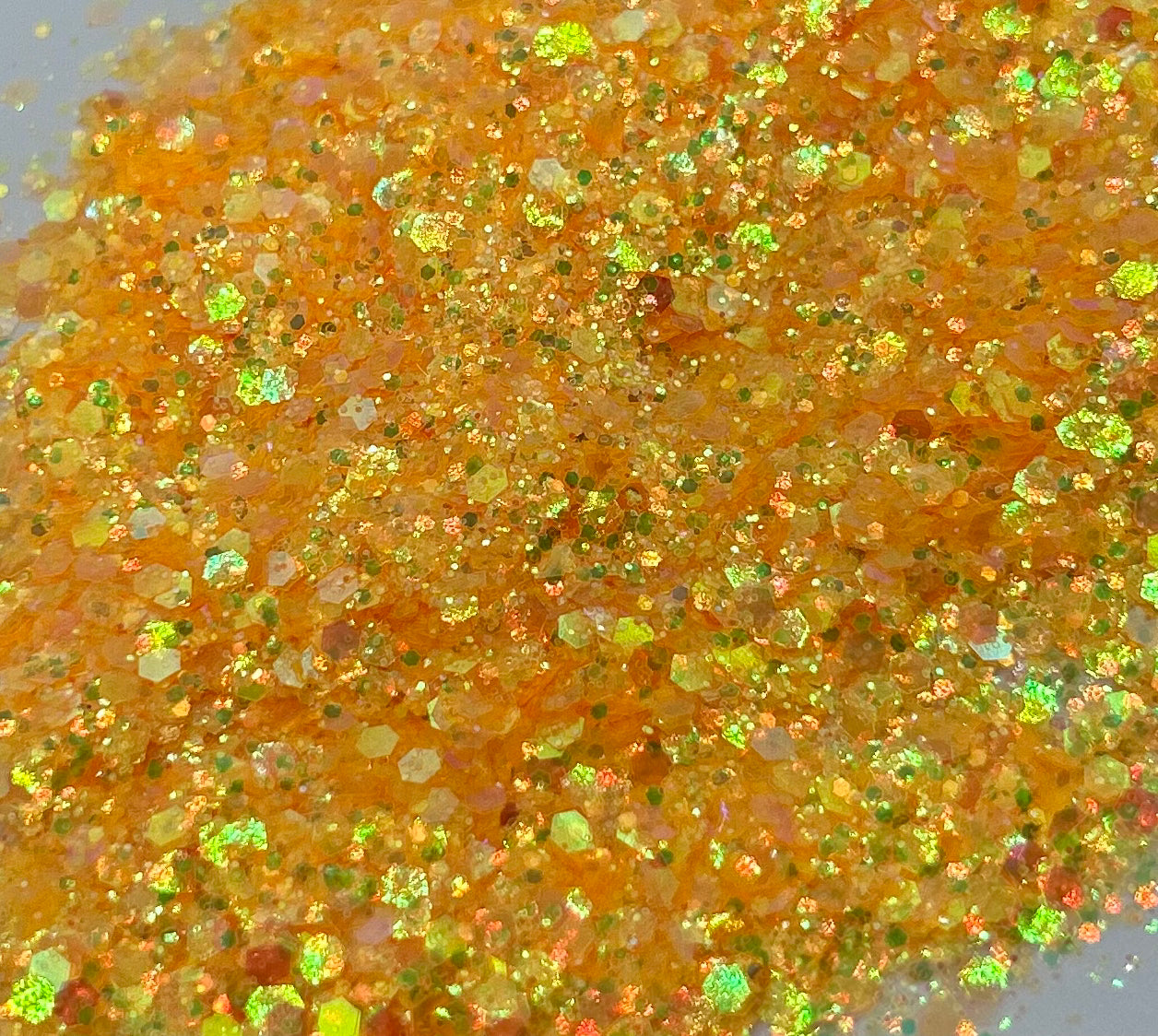 Orange Glitter