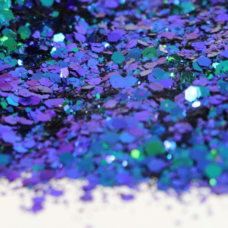 Blue Glitter